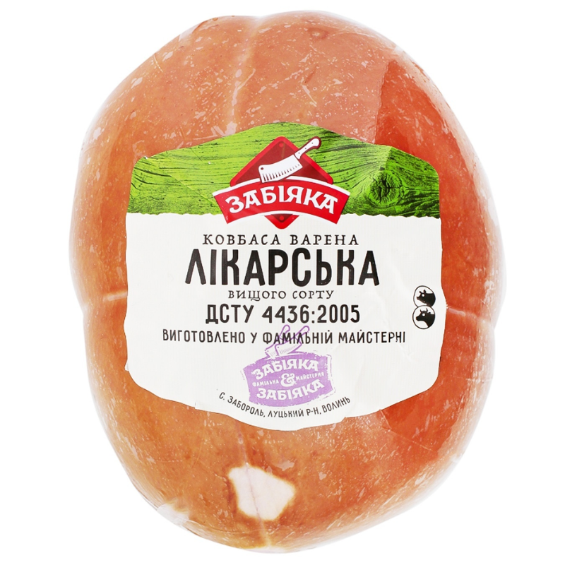 Ковбаса варена "Лікарська"